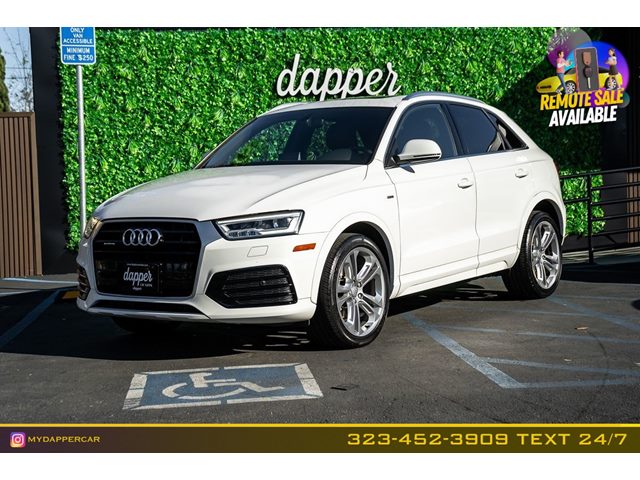 Cortina White 2018 Audi Q3 2.0T quattro Premium Plus SUV / Crossover All-Wheel Drive Automatic