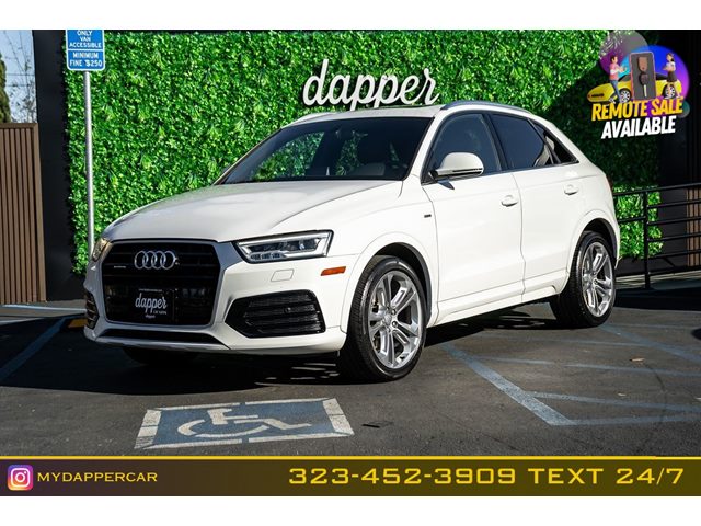 Cortina White 2018 Audi Q3 2.0T quattro Premium Plus SUV / Crossover All-Wheel Drive Automatic