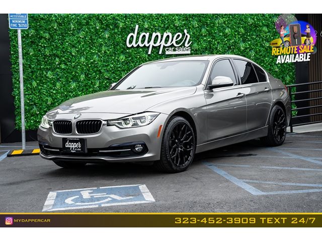 Gray (Platinum Silver Metallic) 2018 BMW 3 Series 330i Sedan RWD Sedan Rear-Wheel Drive Automatic