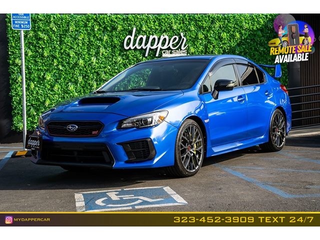 WR Blue Pearl 2020 Subaru WRX STI AWD Sedan All-Wheel Drive Manual