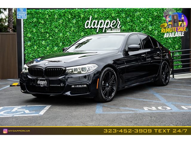 Bluestone Metallic 2018 BMW 5 Series 540i Sedan RWD Sedan Rear-Wheel Drive Automatic