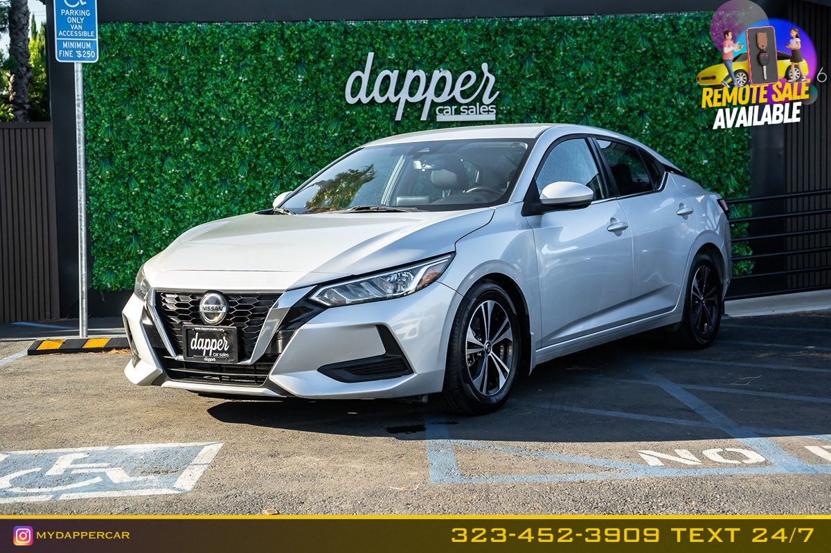 Brilliant Silver Metallic 2020 Nissan Sentra Sedan Front-Wheel Drive Automatic