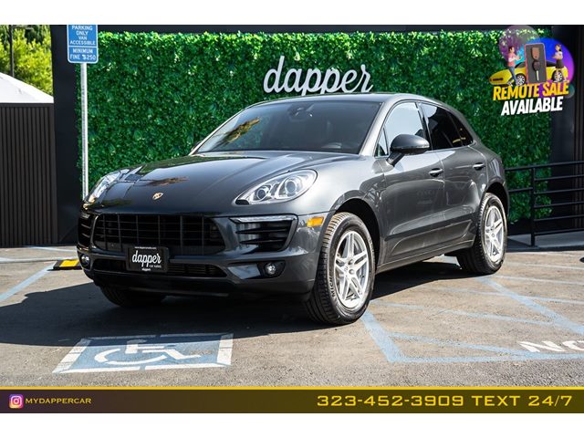 Gray (Volcano Grey Metallic) 2018 Porsche Macan SUV / Crossover All-Wheel Drive Automatic