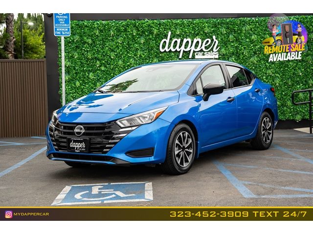 Electric Blue Metallic 2024 Nissan Versa Sedan Front-Wheel Drive Automatic