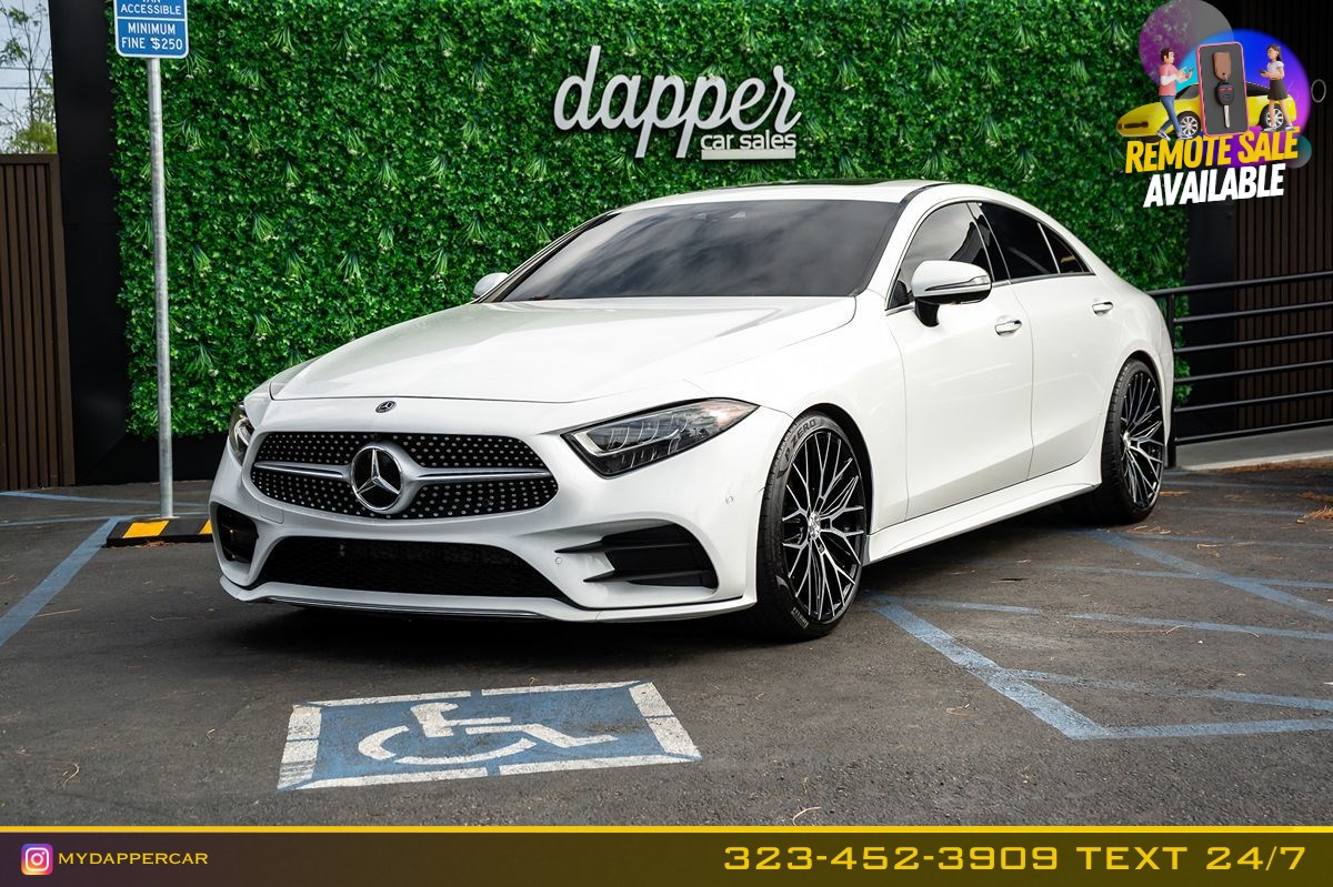 Polar White 2019 Mercedes-Benz CLS Sedan Rear-Wheel Drive Automatic
