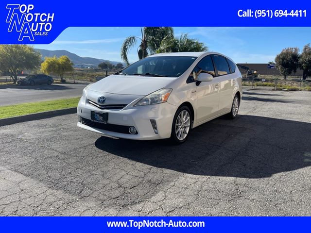 White (Blizzard Pearl) 2012 Toyota Prius v Five FWD Wagon Front-Wheel Drive Automatic
