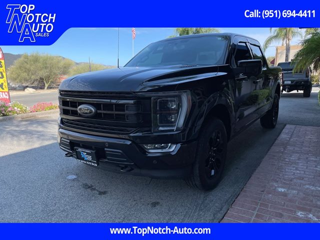 Agate Black 2022 Ford F-150 Pickup Truck Four-Wheel Drive Automatic