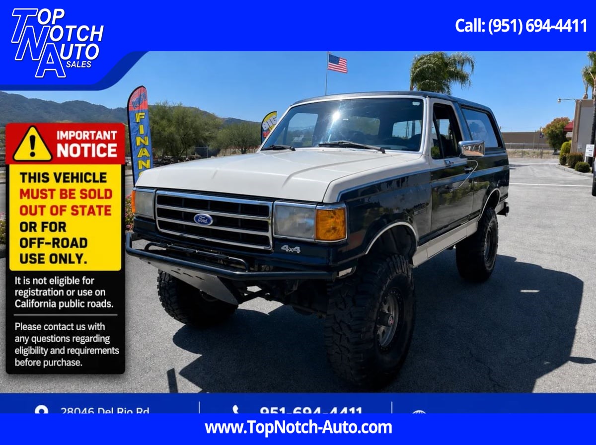 1989 Ford Bronco 