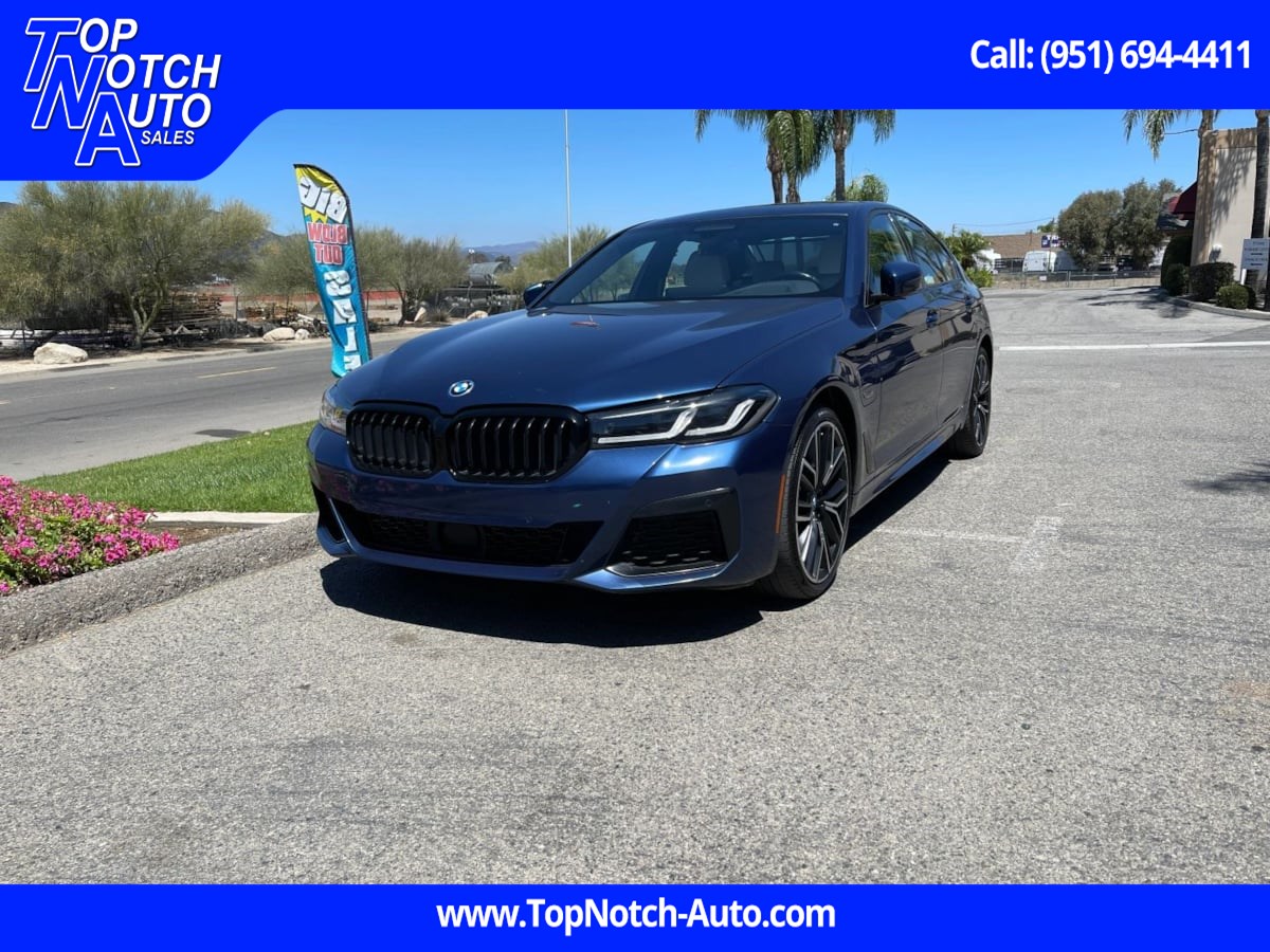 Phytonic Blue Metallic 2022 BMW 5 Series Sedan Rear-Wheel Drive Automatic