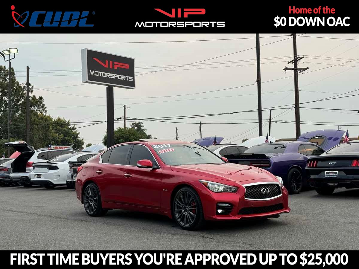 2017 INFINITI Q50 Red Sport 400