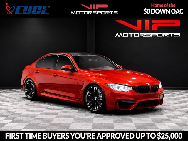 Sakhir Orange II Metallic 2017 BMW M3 Sedan Rear-Wheel Drive Automatic