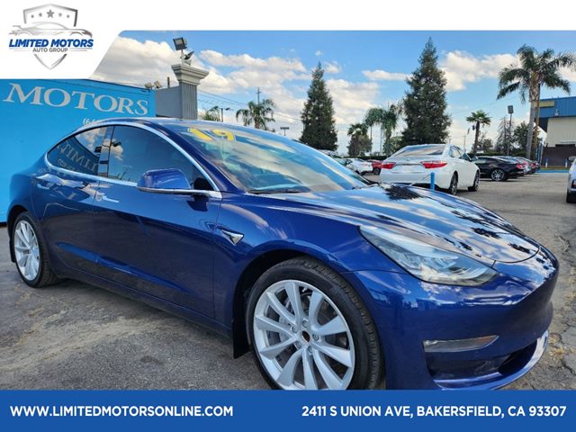 Deep Blue Metallic 2019 Tesla Model 3 Standard Plus RWD Sedan Rear-Wheel Drive Automatic