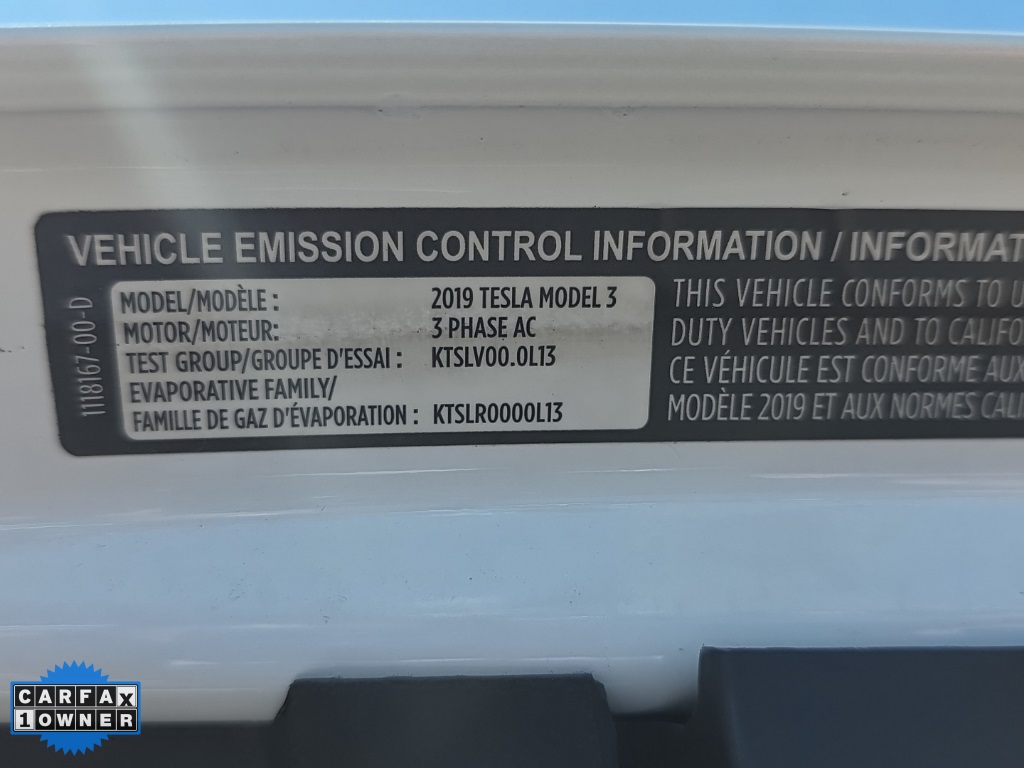 2019 Tesla Model 3 Standard Range Plus photo 10