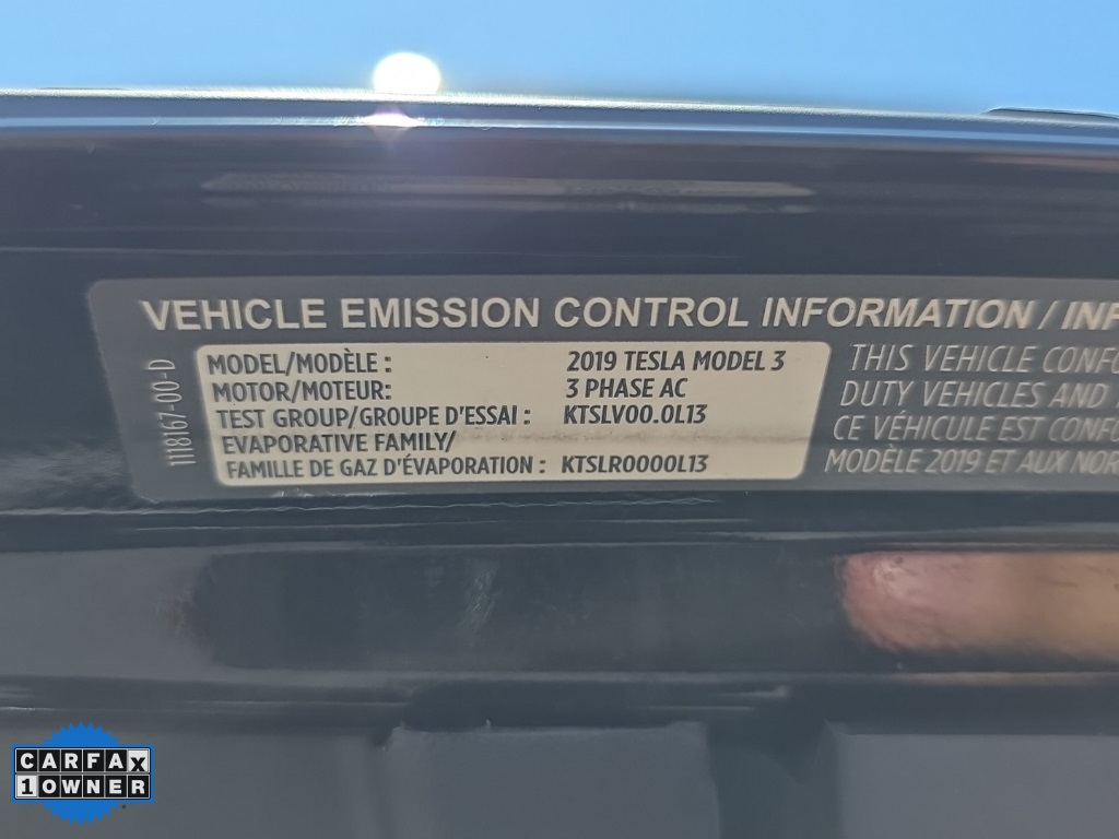 2019 Tesla Model 3 Standard Range Plus photo 8