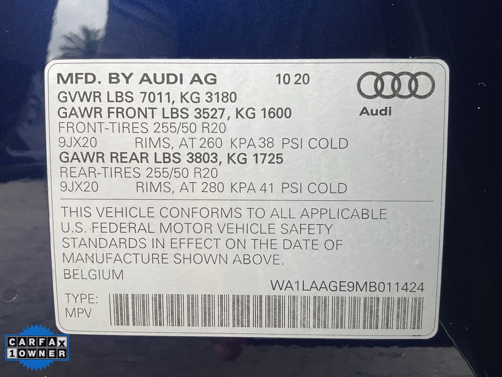 2021 Audi e-tron Premium Plus photo 17