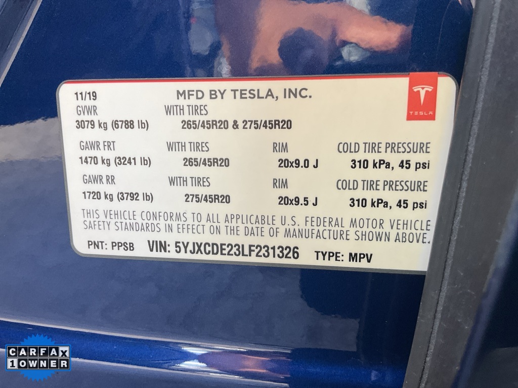 2020 Tesla Model X Long Range photo 19