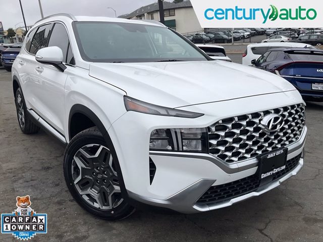 Serenity White Pearl 2023 Hyundai Santa Fe Hybrid Plug-In SUV / Crossover All-Wheel Drive Automatic