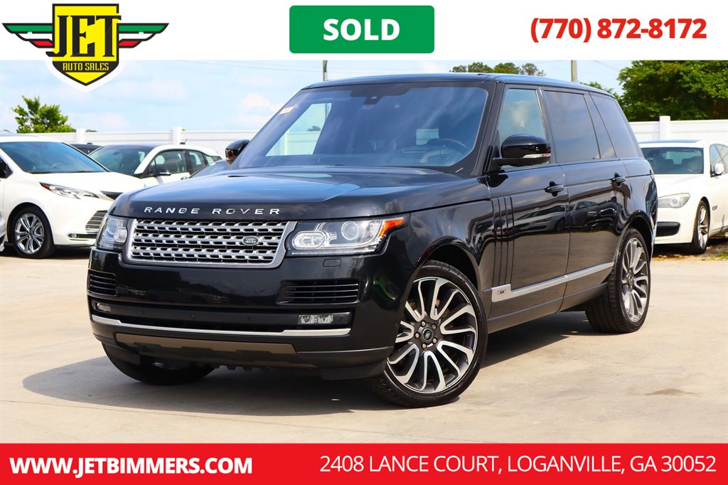 2016 Land Rover Range Rover Supercharged