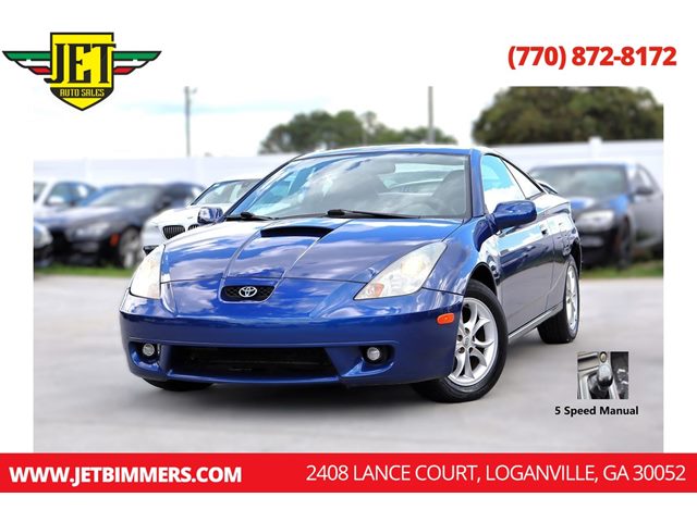 Spectra Blue Mica 2000 Toyota Celica Coupe Front-Wheel Drive Manual