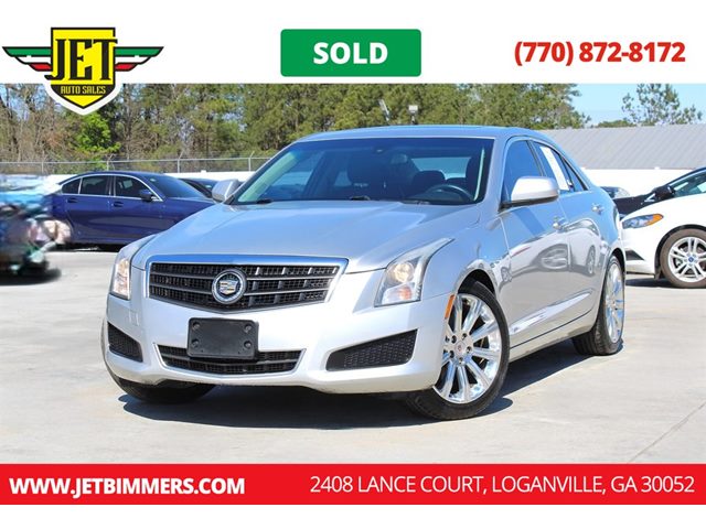 Radiant Silver Metallic 2013 Cadillac ATS 2.5L RWD Sedan Rear-Wheel Drive Automatic