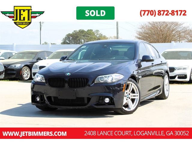 Blue 2015 BMW 5 Series 535d Sedan RWD Sedan Rear-Wheel Drive Automatic