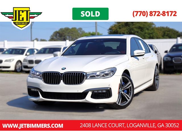 Alpine White 2018 BMW 7 Series Sedan Rear-Wheel Drive Automatic