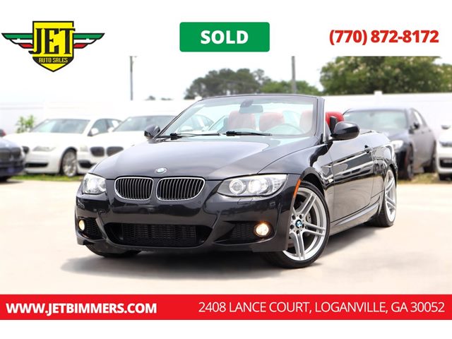 Black Sapphire Metallic 2012 BMW 3 Series 335i Convertible RWD Convertible Rear-Wheel Drive Automatic