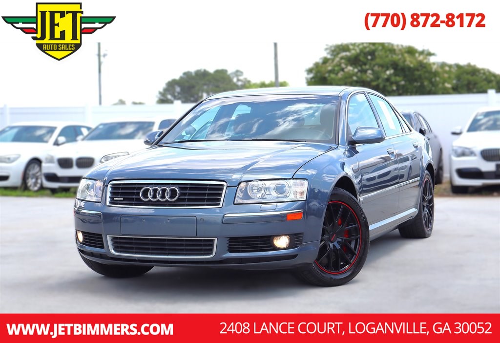 Blue 2005 Audi A8 quattro AWD Sedan All-Wheel Drive Automatic