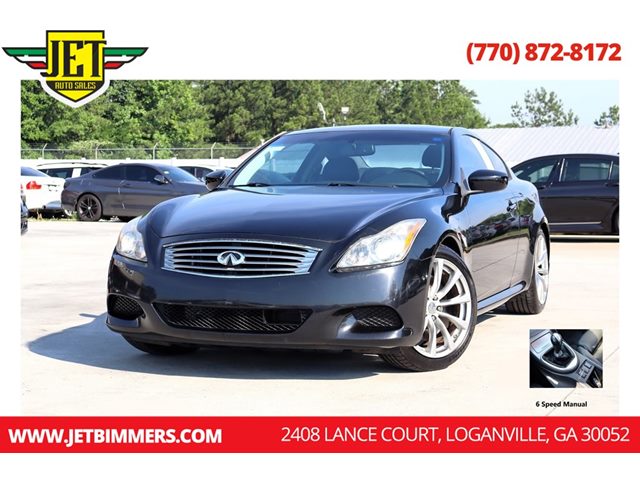 Black Obsidian 2008 INFINITI G37 Sport Coupe RWD Coupe Rear-Wheel Drive Manual