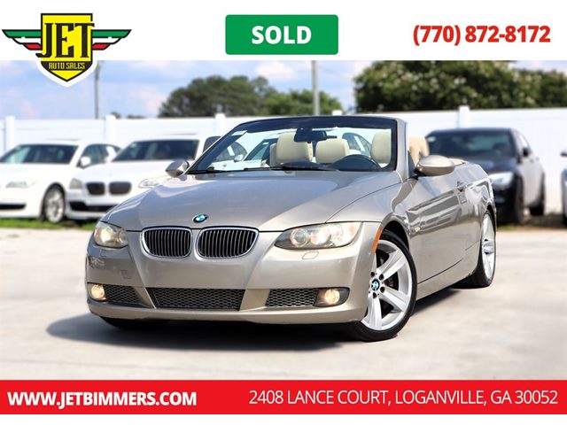 Gray (Platinum Bronze Metallic) 2009 BMW 3 Series Convertible Rear-Wheel Drive Automatic