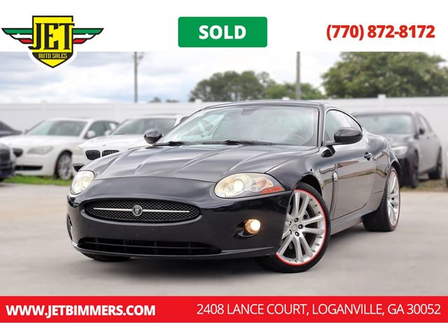 Black 2007 Jaguar XK-Series Coupe Rear-Wheel Drive Automatic