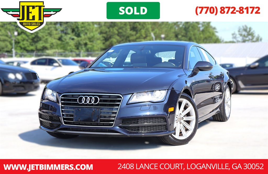Moonlight Blue Metallic 2014 Audi A7 Sedan All-Wheel Drive Automatic