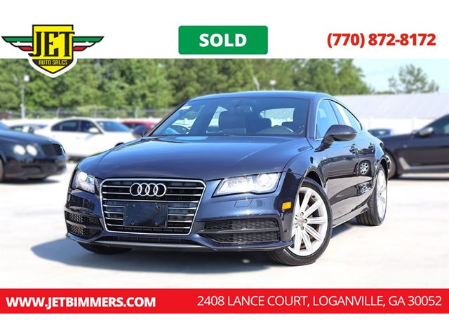 Moonlight Blue Metallic 2014 Audi A7 Sedan All-Wheel Drive Automatic