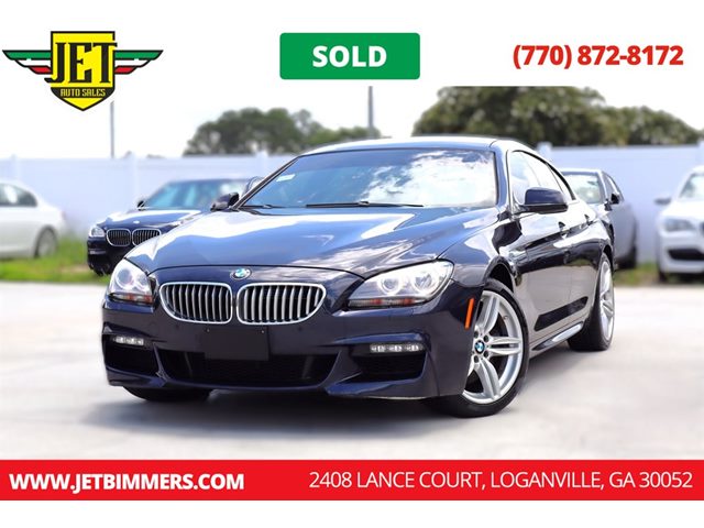 Carbon Black Metallic 2013 BMW 6 Series Sedan All-Wheel Drive Automatic