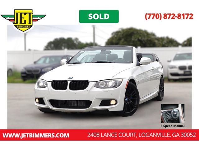 Alpine White 2011 BMW 3 Series Convertible Rear-Wheel Drive Manual