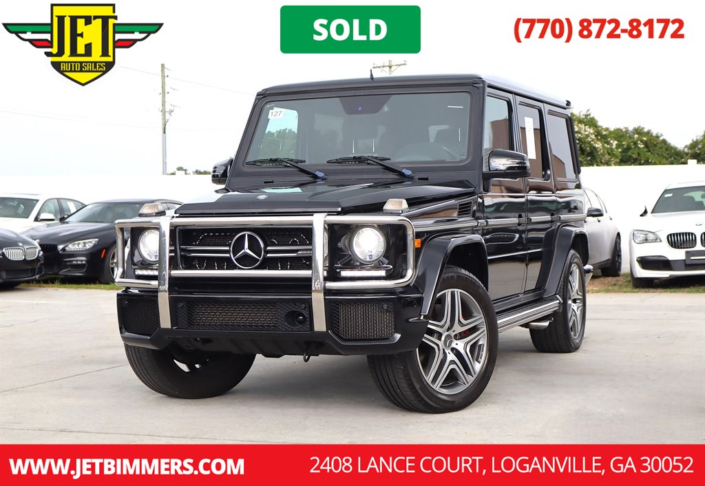 Black 2016 Mercedes-Benz G-Class SUV / Crossover All-Wheel Drive Automatic
