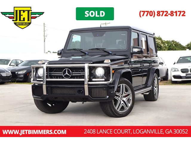 Black 2016 Mercedes-Benz G-Class SUV / Crossover All-Wheel Drive Automatic