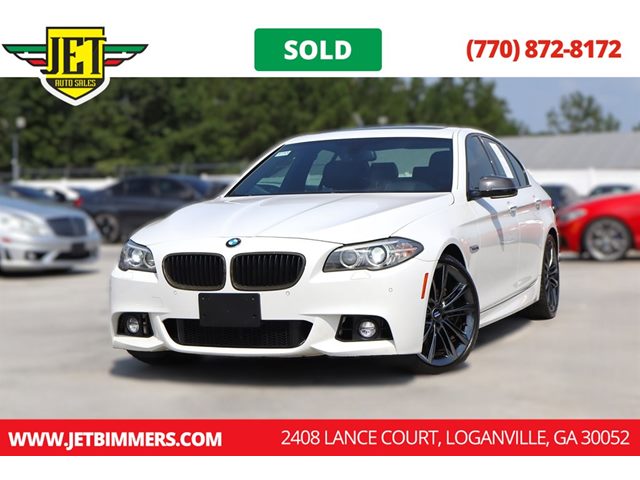 Alpine White 2016 BMW 5 Series Sedan Rear-Wheel Drive Automatic