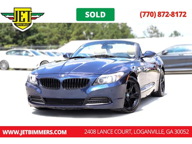 Deep Sea Blue Metallic 2011 BMW Z4 Convertible Rear-Wheel Drive Automatic