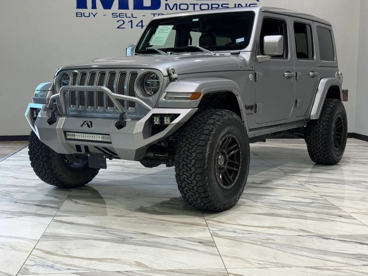 Billet Silver Metallic Clearcoat 2019 Jeep Wrangler Unlimited Sahara Altitude 4WD SUV / Crossover Four-Wheel Drive Automatic