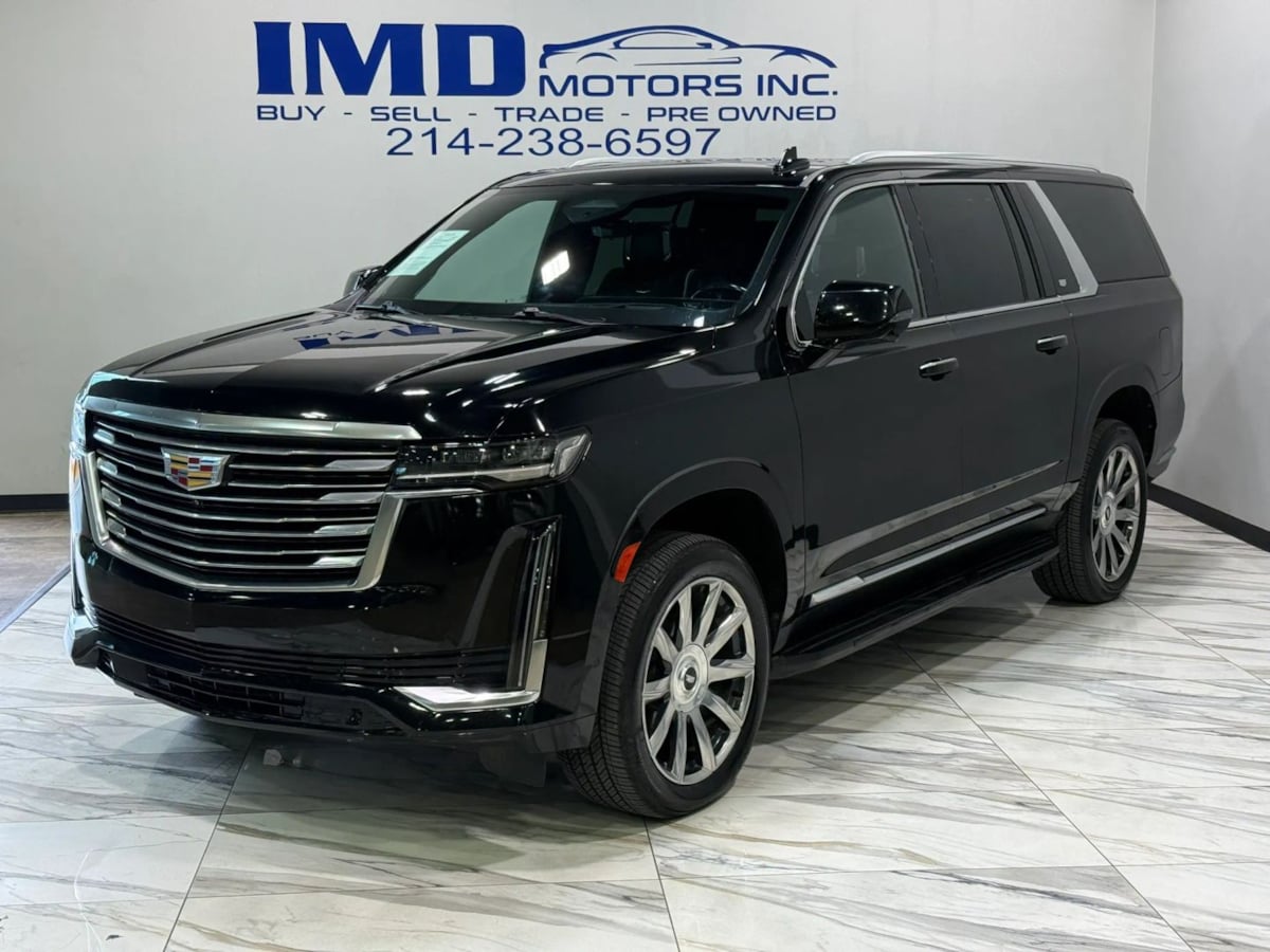 Black Raven 2021 Cadillac Escalade ESV Premium Luxury Platinum AWD SUV / Crossover Four-Wheel Drive Automatic