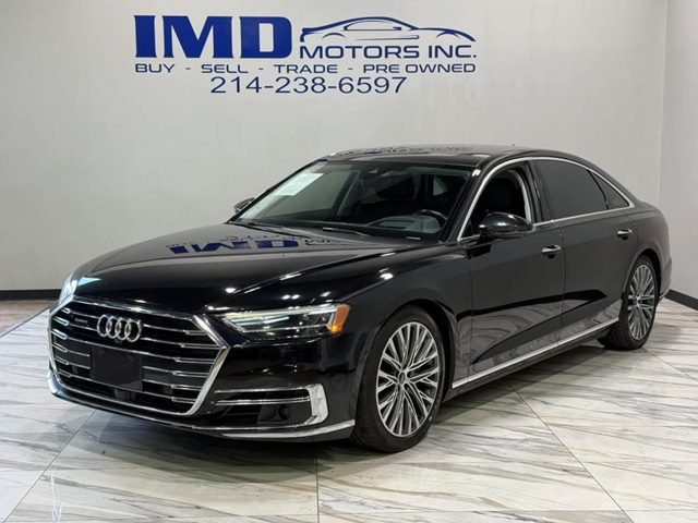 Mythos Black Metallic 2021 Audi A8 L quattro 55 TFSI Sedan All-Wheel Drive Automatic