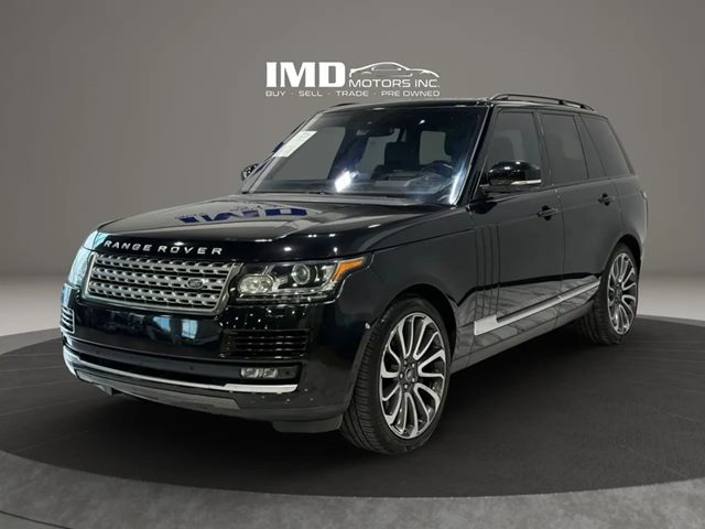 Santorini Black 2016 Land Rover Range Rover V8 Supercharged 4WD SUV / Crossover All-Wheel Drive Automatic
