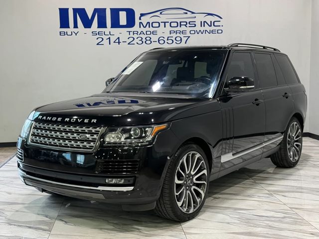Santorini Black 2016 Land Rover Range Rover V8 Supercharged 4WD SUV / Crossover All-Wheel Drive Automatic