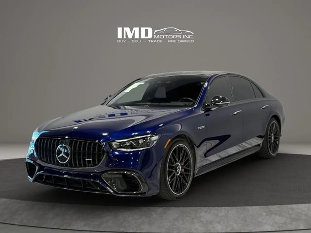 MANUFAKTUR Signature Mystic Blue Metallic 2025 Mercedes-Benz S-Class AMG S 63 E Performance 4MATIC Sedan All-Wheel Drive Automatic