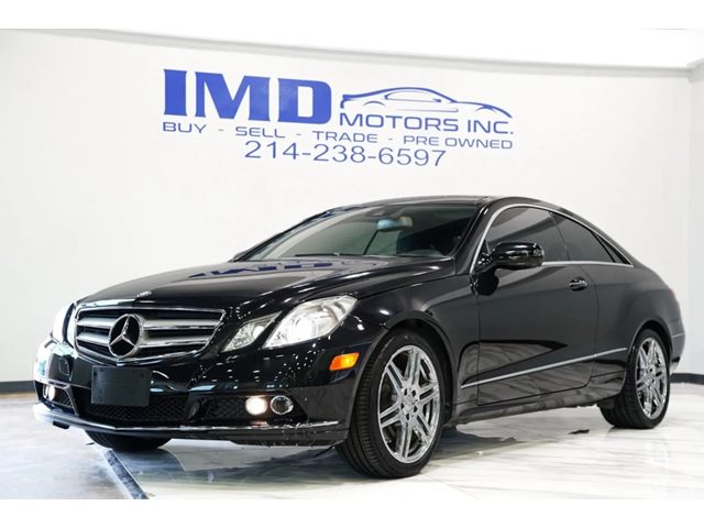 Obsidian Black Metallic 2010 Mercedes-Benz E-Class E 350 Coupe Coupe Rear-Wheel Drive Automatic