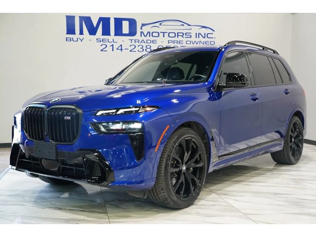 Marina Bay Blue Metallic 2023 BMW X7 M60i AWD SUV / Crossover All-Wheel Drive Automatic