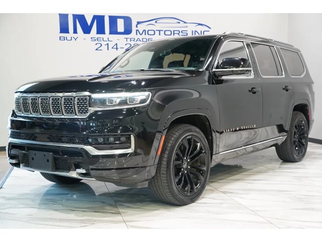 Diamond Black Crystal Pearlcoat 2022 Jeep Grand Wagoneer Series III 4WD SUV / Crossover Four-Wheel Drive Automatic