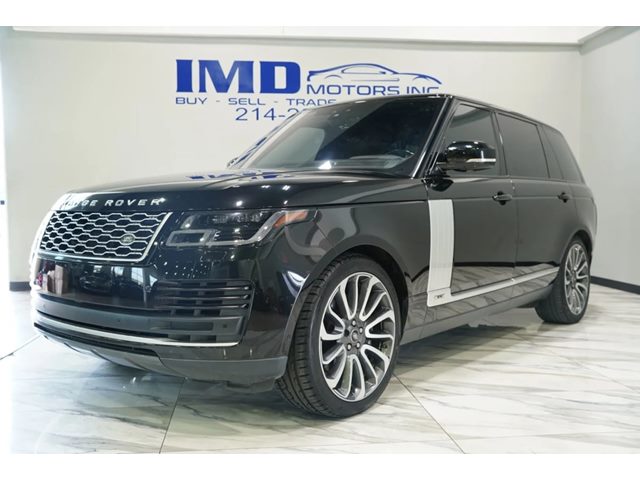 Santorini Black Metallic 2019 Land Rover Range Rover V8 Supercharged LWB 4WD SUV / Crossover All-Wheel Drive Automatic