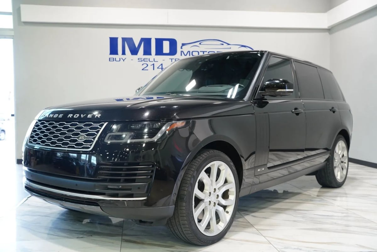 Santorini Black Metallic 2020 Land Rover Range Rover Supercharged LWB 4WD SUV / Crossover All-Wheel Drive Automatic
